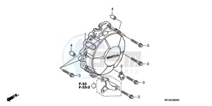 CBR600RR9 Korea - (KO / MK) drawing GENERATOR COVER