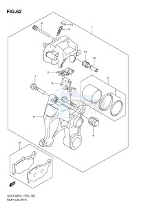 GSX1300R (E50) Hayabusa drawing REAR CALIPER