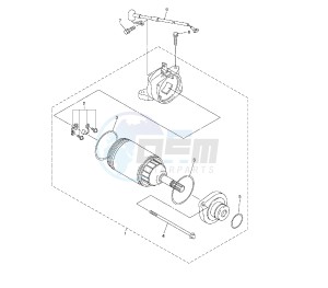 WR F 450 drawing STARTING MOTOR