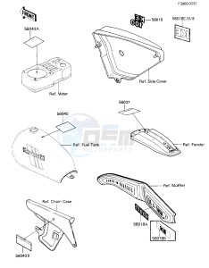 KE 100 B [KE100] (B1-B5) [KE100] drawing LABELS