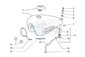 Cougar 125 drawing Fuel Tank