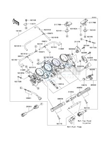 ZX 636 C [NINJA ZX-6R] (C1) C1 drawing THROTTLE