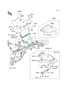 NINJA 250R EX250KBFA GB XX (EU ME A(FRICA) drawing Seat