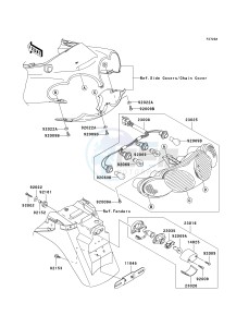 ZX 1200 C [NINJA ZZR 1200] (C1-C4) [NINJA ZZR 1200] drawing TAILLIGHT-- S- --- C3_C4- -