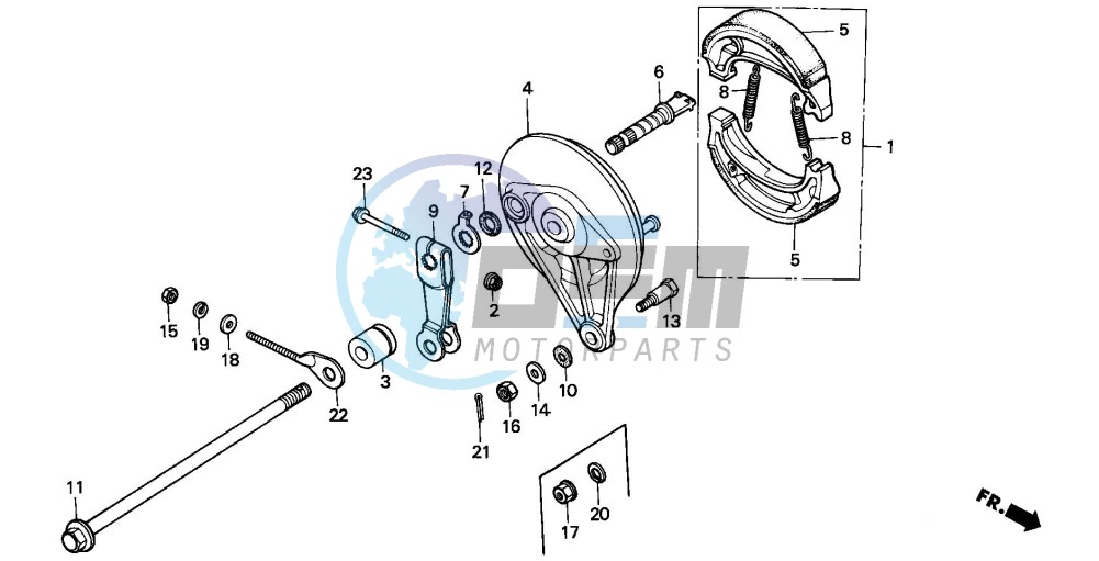 REAR BRAKE PANEL