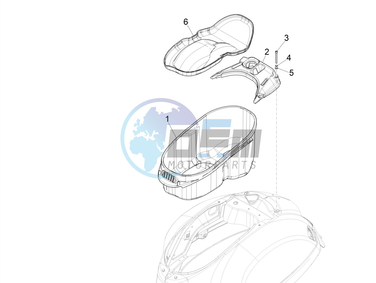 Helmet housing - Undersaddle