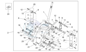 Mojito 125-150 drawing Front shock absorber