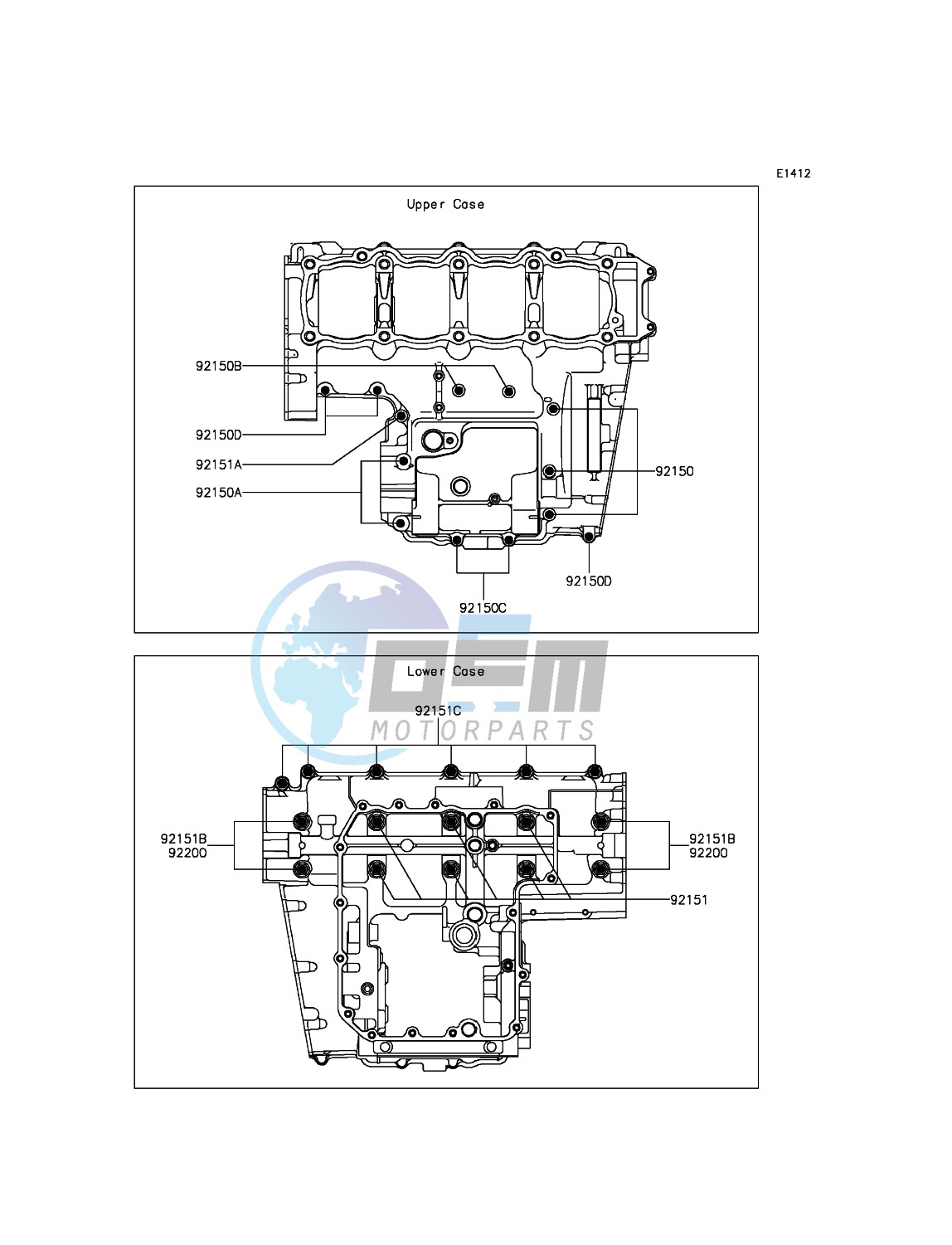 Crankcase Bolt Pattern