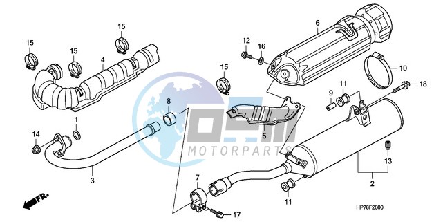 EXHAUST MUFFLER