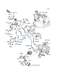 ER-6n ABS ER650DBF XX (EU ME A(FRICA) drawing Brake Piping