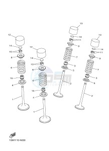 YZ250F (1SMD 1SMF 1SMG 1SMH) drawing VALVE