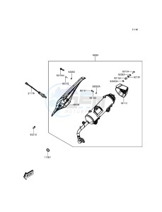 J125 ABS SC125BGF XX (EU ME A(FRICA) drawing Muffler(s)