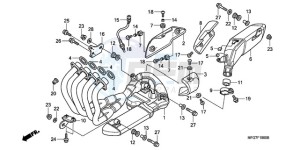 CB600F9 Spain - (SP / 25K) drawing EXHAUST MUFFLER