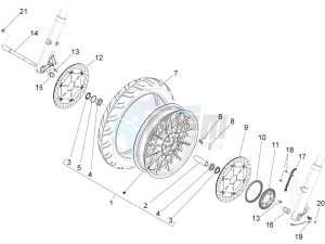 Audace 1400 Carbon 1380 (NAFTA) drawing Front wheel