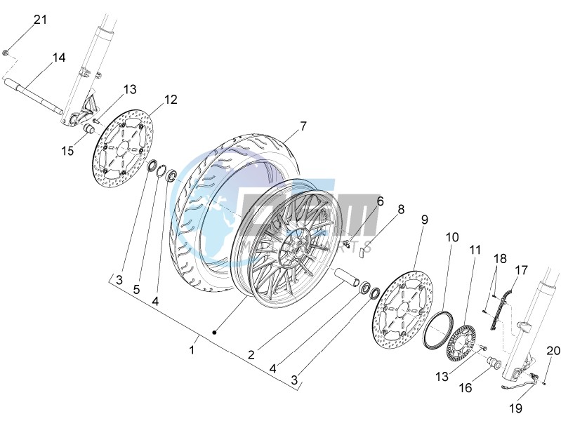 Front wheel