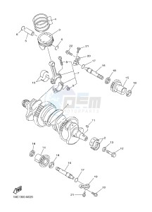 FJR1300A FJR1300-A FJR1300A ABS (B88C) drawing CRANKSHAFT & PISTON