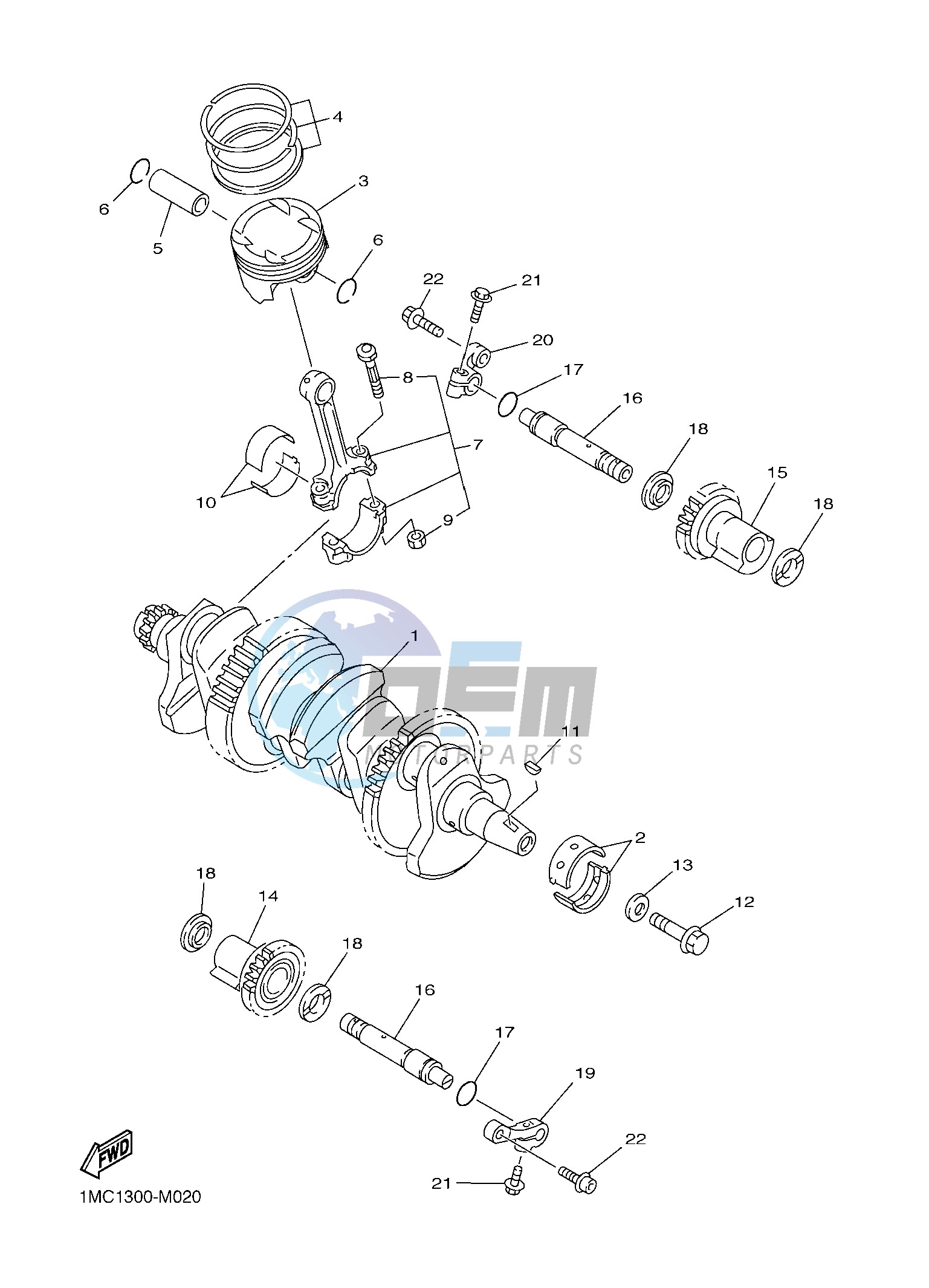 CRANKSHAFT & PISTON