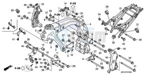 CB600FA9 France - (F / ABS CMF 25K) drawing FRAME BODY