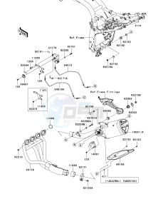 ZR 750 L [Z750 AU] (L7F-L8F) L8F drawing MUFFLER-- S- -