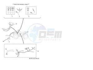 YFM700FWBD KODIAK 700 EPS (BGFM) drawing WVTA ELECTRICAL