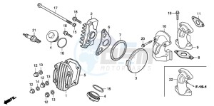 TRX90EX SPORTRAX90 drawing CYLINDER HEAD COVER