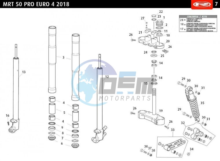 SUSPENSION MRT PRO 2017 Q40