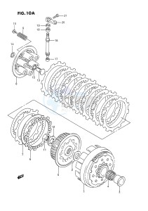 RMX250 (E3) drawing CLUTCH (MODEL N P)