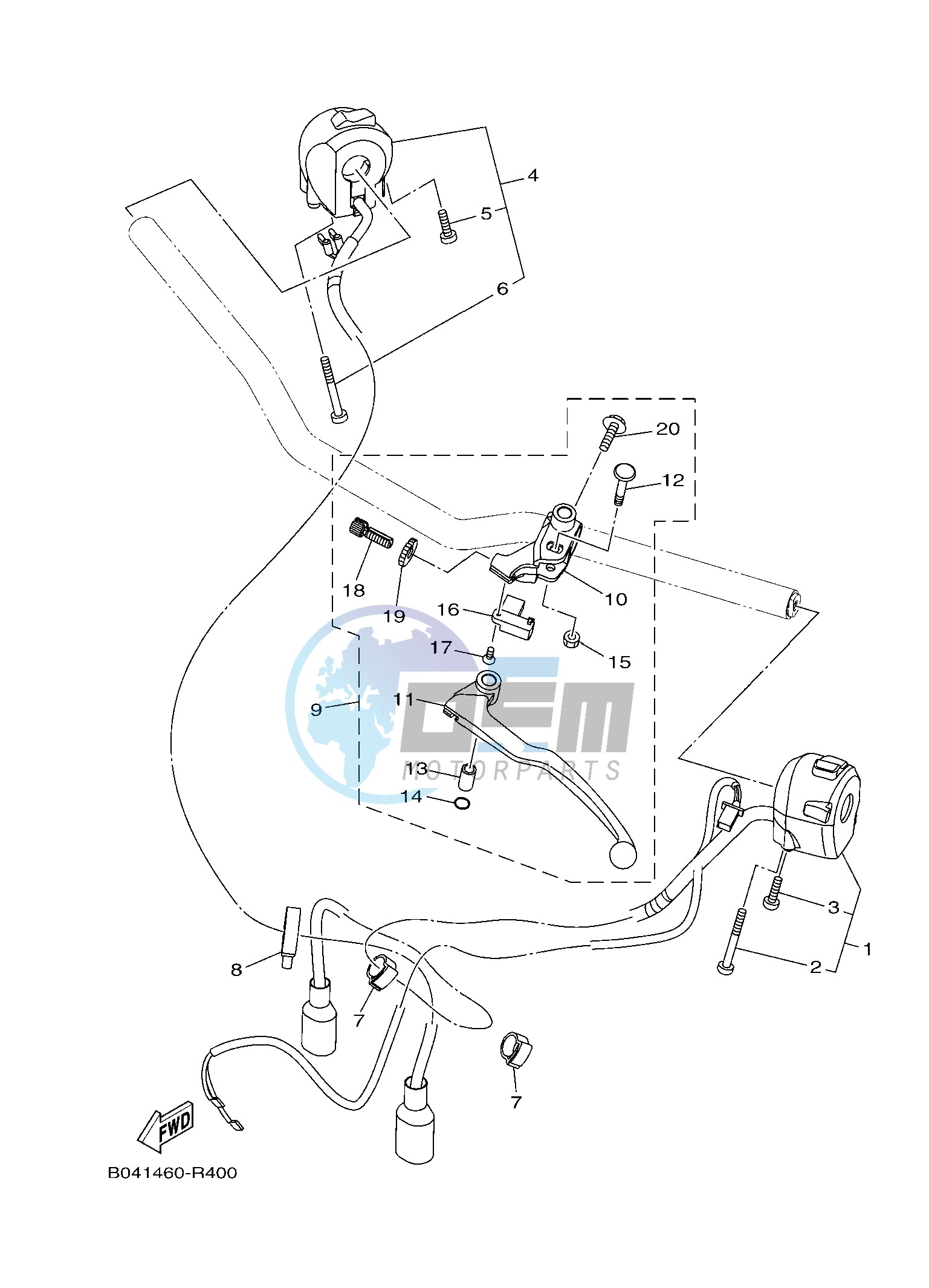 HANDLE SWITCH & LEVER