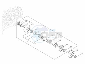 Liberty 50 iGet 4T 3V-2015-2017 (EMEA) drawing Driven pulley