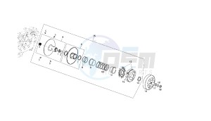 RAMBLA-250 2VER - 125 CC VTRA1B E3 2VER drawing SECONDARY SHEAVE