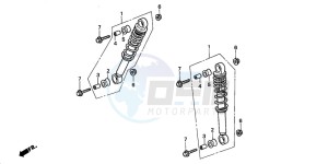 TRX90 SPORTRAX 90 drawing FRONT CUSHION