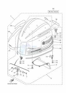 F300UCA drawing FAIRING-UPPER