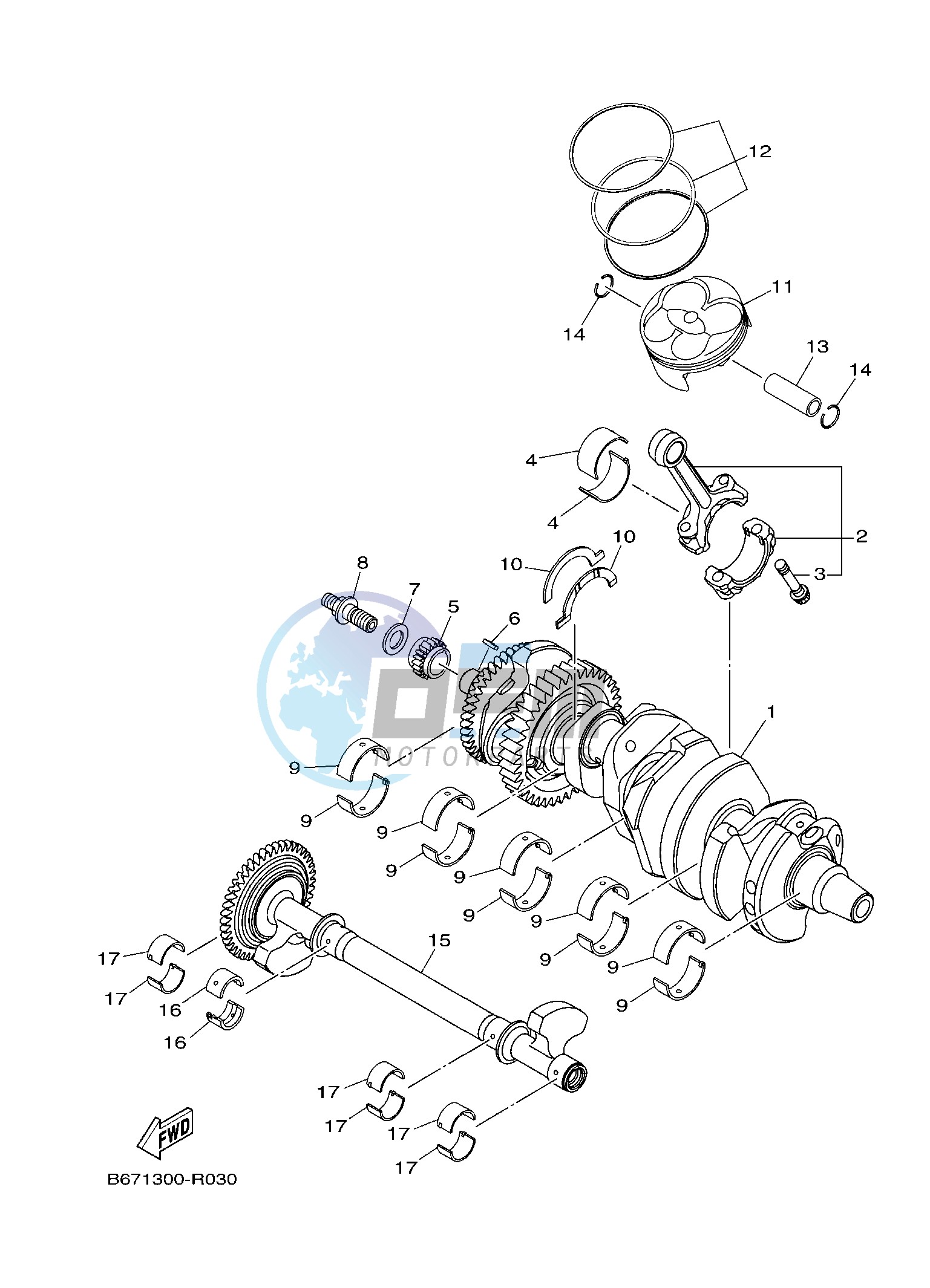 CRANKSHAFT & PISTON