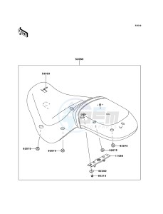 VN900 CLASSIC VN900BEF GB XX (EU ME A(FRICA) drawing Seat