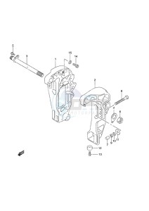 DF 60A drawing Clamp Bracket High Thrust