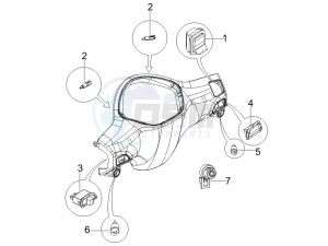 Liberty 50 2t moc drawing Selectors - Switches - Buttons