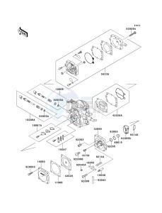 JS 750 B [750 SXI] (B1-B3 B3 CAN ONLY) [750 SXI] drawing CARBURETOR PARTS-- JS750-B1- -