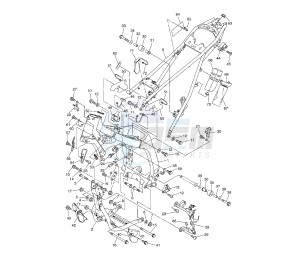 WR R 250 drawing FRAME