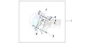 VT750CD3 drawing BACKREST STAY