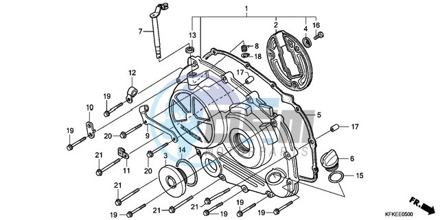 RIGHT CRANKCASE COVER