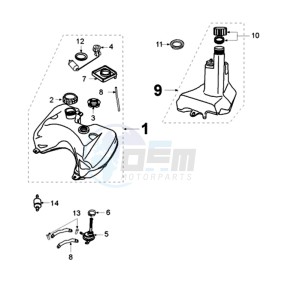 VIVA 2 D A drawing TANK AND FUEL PUMP