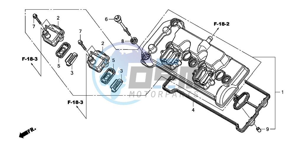 CYLINDER HEAD COVER (CBF600S8/SA8/N8/NA8)