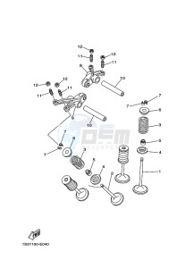 YFM700FWAD GRIZZLY 700 EPS (BDEB) drawing VALVE