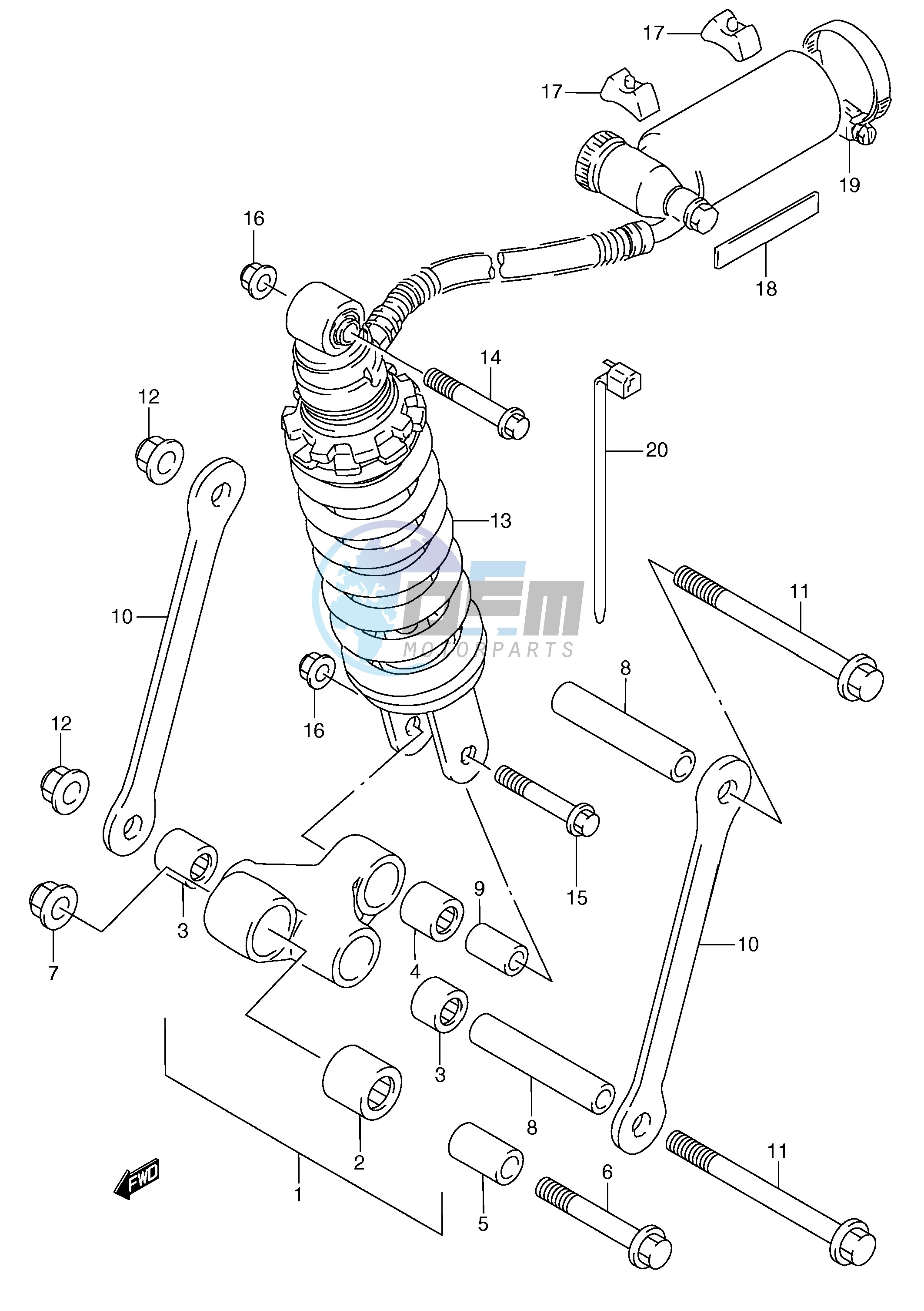 CUSHION LEVER (MODEL M N)