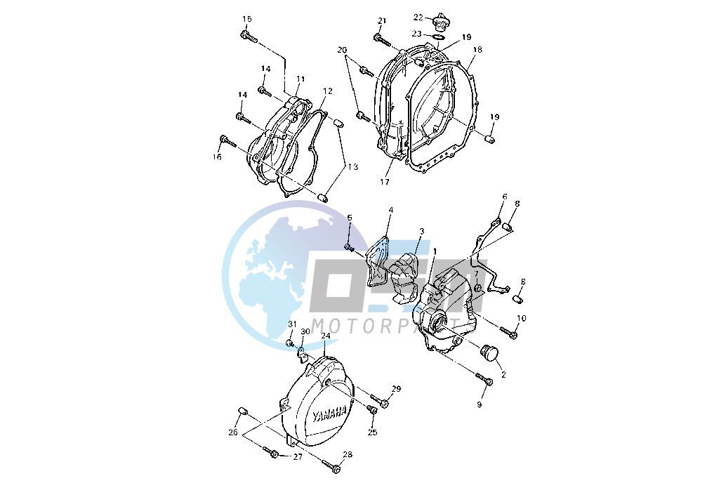 CRANKCASE COVER MY00