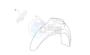 Scarabeo 50 2t (eng. Minarelli) drawing Front mudguard