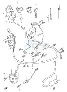 GZ250 (E1) drawing WIRING HARNESS