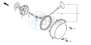 TRX420TE FOURTRAX ES drawing RECOIL STARTER