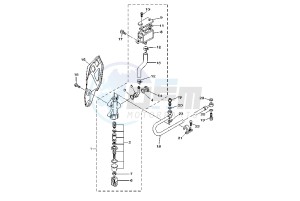 WR F 250 drawing REAR MASTER CYLINDER