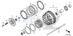 VFR800XF CrossRunner 2ED drawing CLUTCH